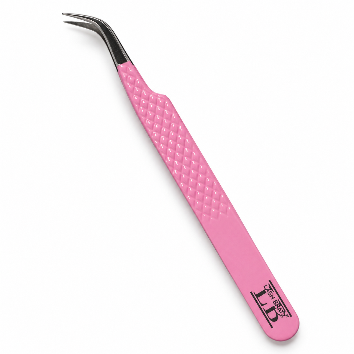 Curved Lash Tweezers – Pink, Blue & Lilac