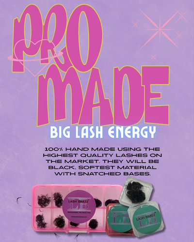 Pro Made Fans: The Ultimate Lash Extension Upgrade for 2025 | Lash Bratz