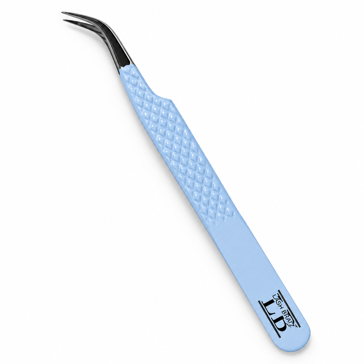 Curved Lash Tweezers – Pink, Blue & Lilac
