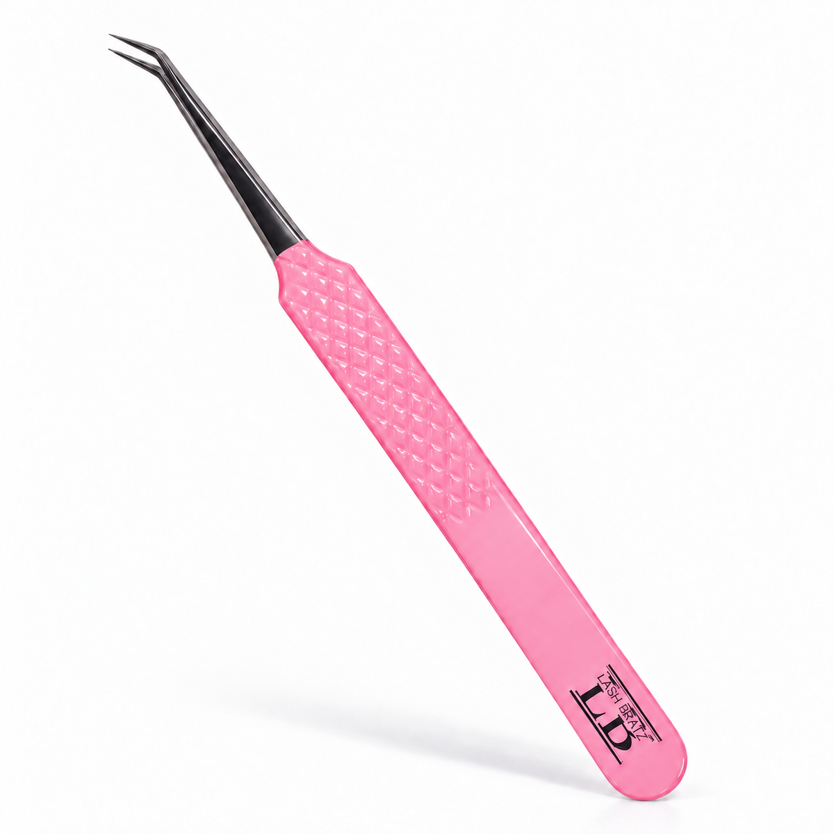 45° Angled Lash Tweezers – Pink, Blue & Lilac