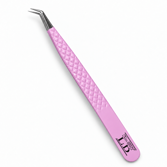 45° Lash Tweezers – Pink, Blue & Lilac