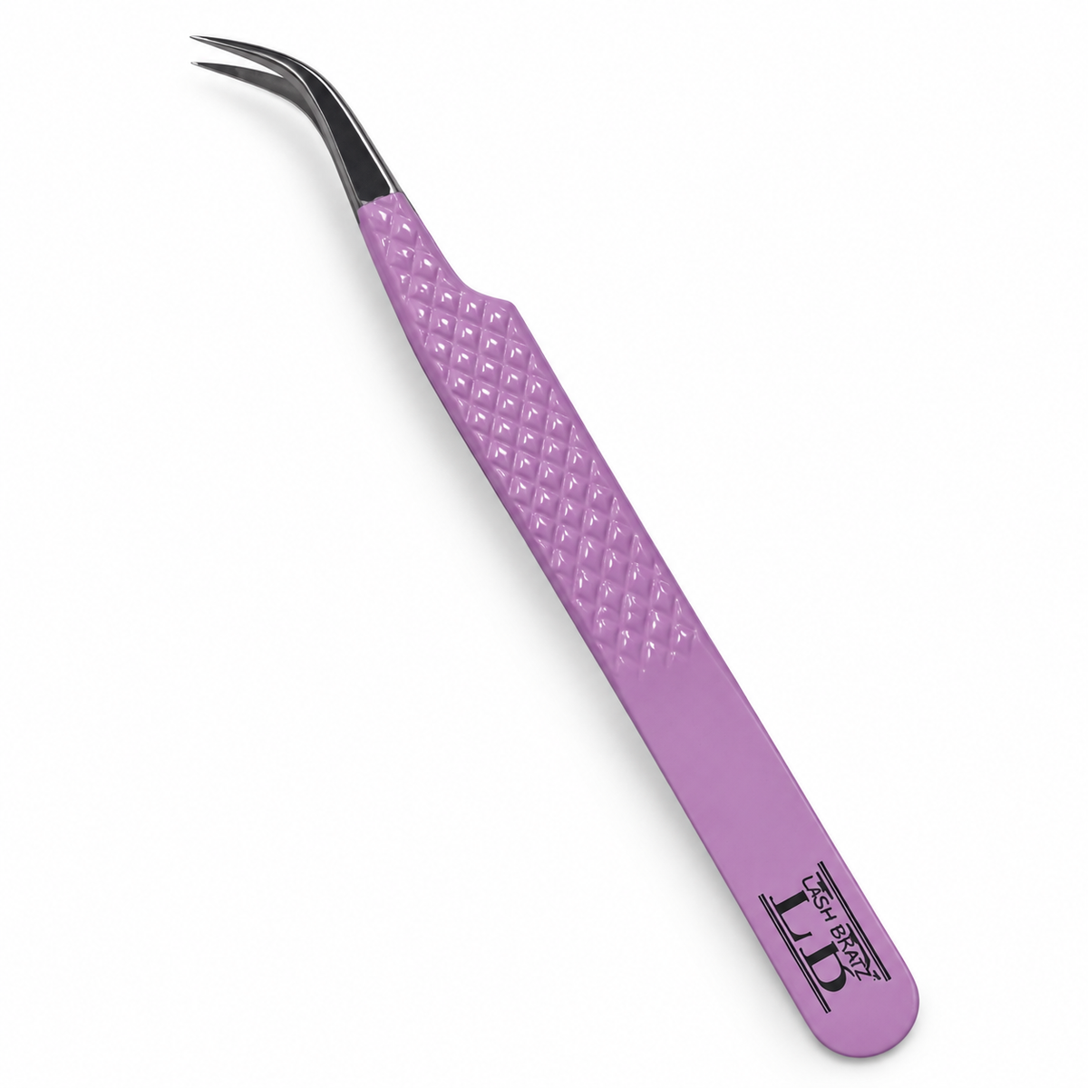Curved Lash Tweezers – Pink, Blue & Lilac