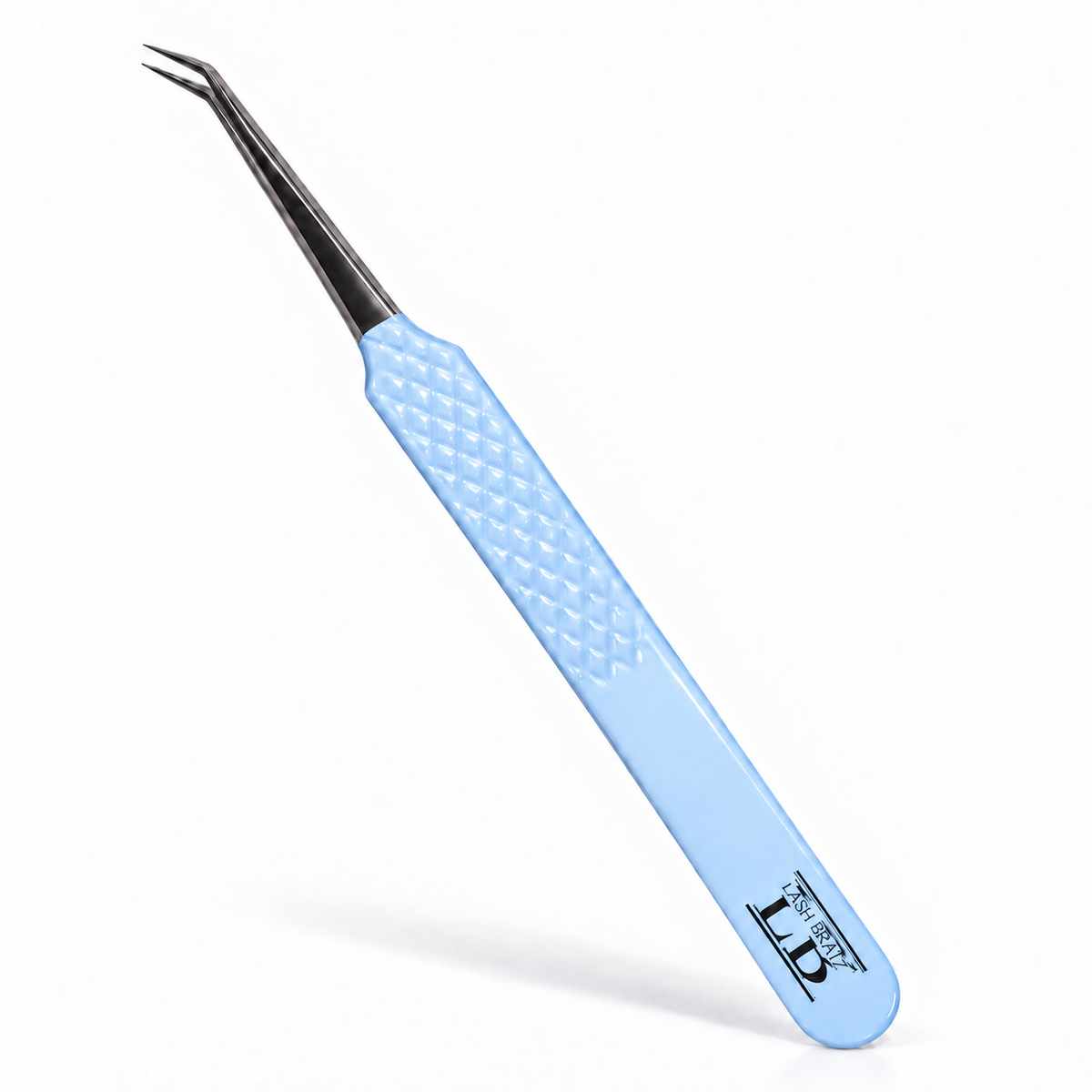 45° Angled Lash Tweezers – Pink, Blue & Lilac